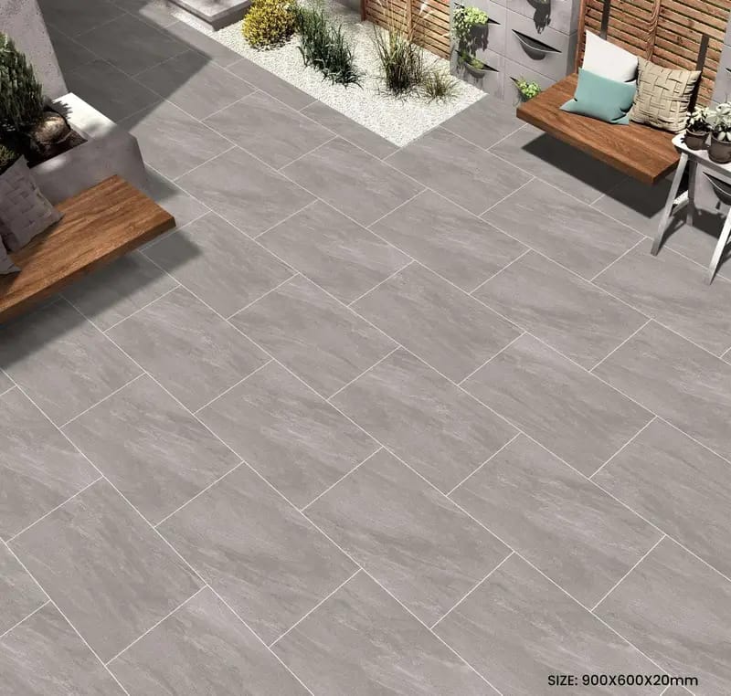 Anthracite Lite Outdoor Porcelain 600x900x20mm