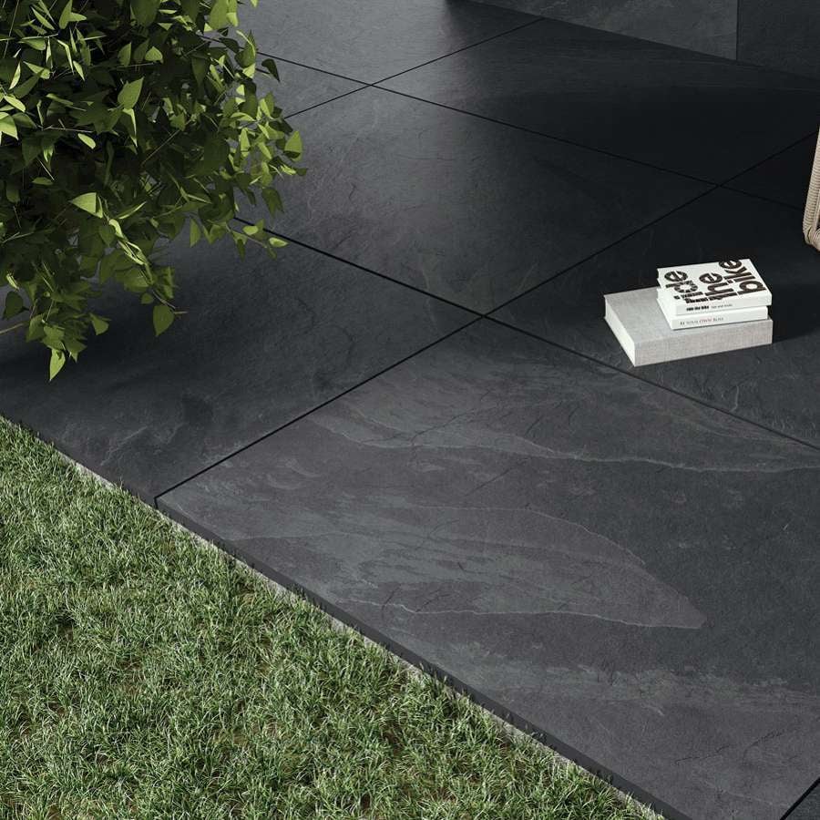 Brazillian Black Outdoor Porcelain 600x900x20mm