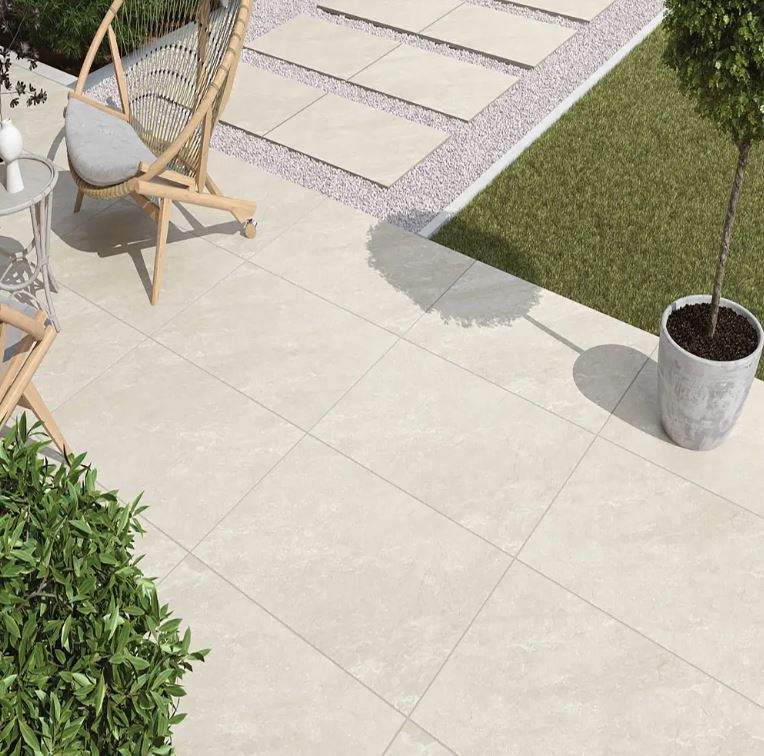 Quartz White Outdoor Porcelain 600x900x20mm