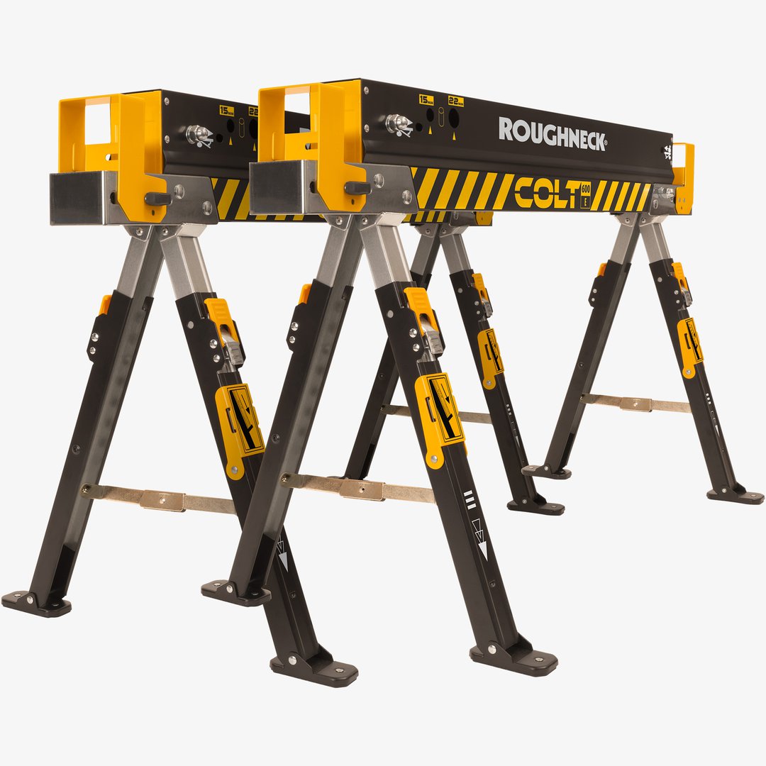COLT 600E SAWHORSE - 2 PACK 2 -630-820mm / 24 3/4 - 32 1/4"