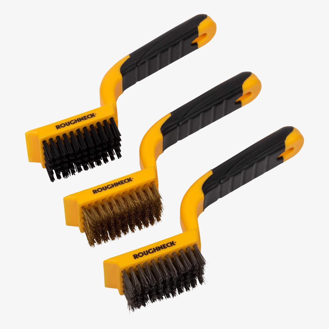 WIDE WIRE BRUSH SET - 3 PIECE