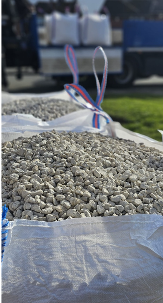 Dove Grey 20mm Clean -per Bulk Bag