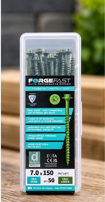 Forgefast Elite Performance Screws 7.0 x 150