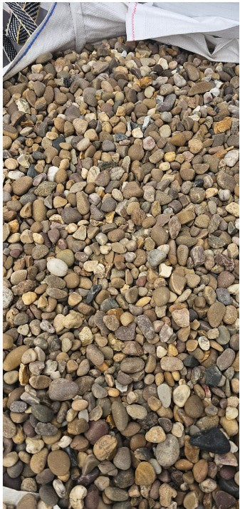 Pea Gravel 20mm Clean- per Bulk Bag
