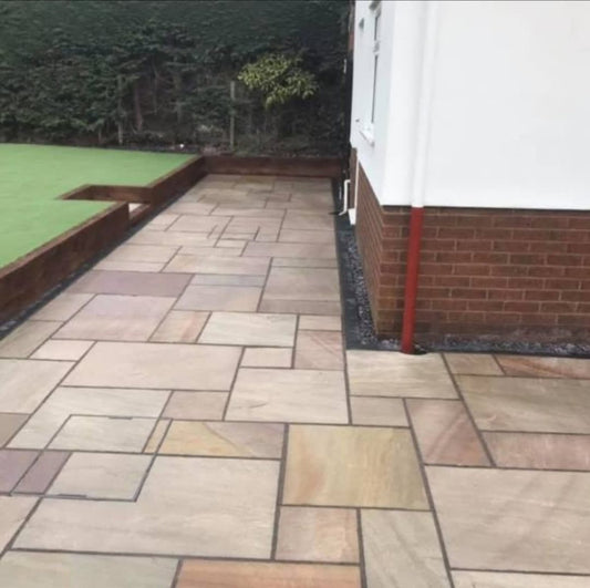 Raveena Indian Sandstone Patio Pack 22mm Calibrated