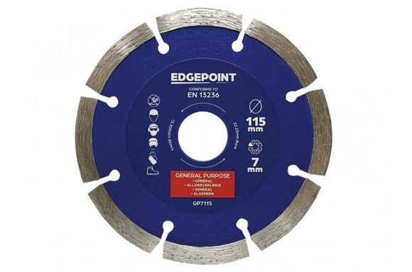 Edgepoint GP7115 General-Purpose Diamond Blade 115Mm